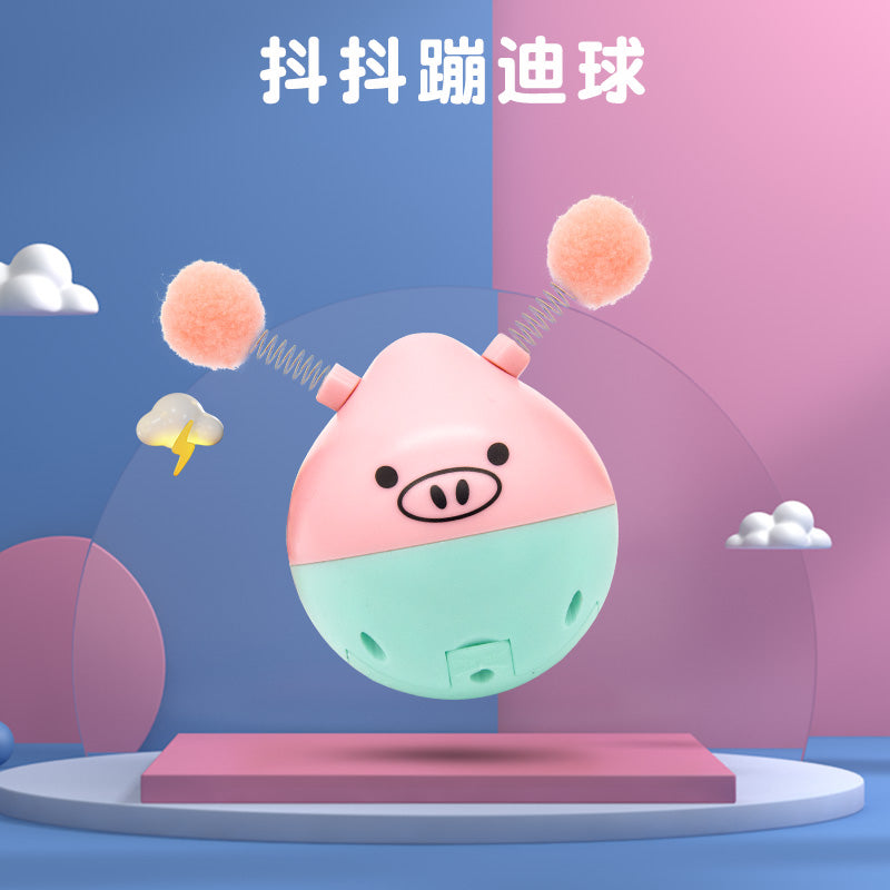 抖抖蹦迪球-疯婆子电动猫玩具