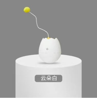 Fun Spinning Egg Shell Cat Toy Automatic Standby 蛋壳自动逗猫神器