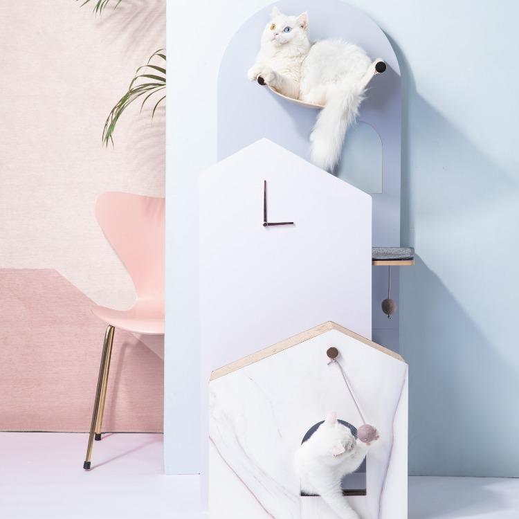 Furrytail Cat Time Cat Scratching Post Tree | Cat Tower 吸猫时间猫爬架