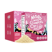 Cature Natural Wood Clumping Cat Litter Pasir Kucing Terbaik