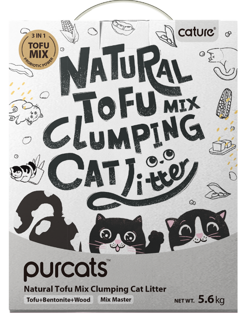 Cature Tofu cat litter 14L - 3 in 1