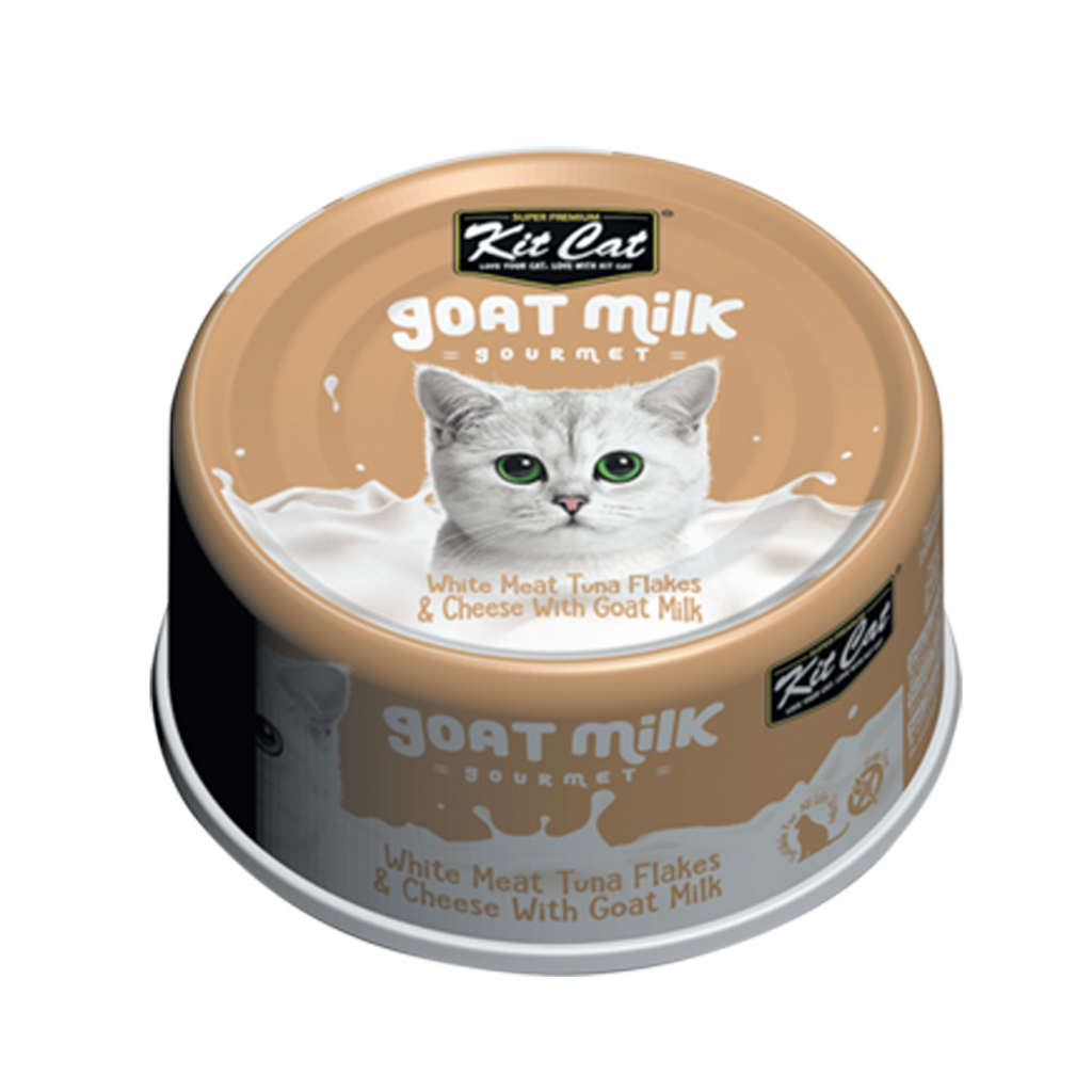 Kit Cat White Meat Tuna Flakes & Cheese With Goat Milk