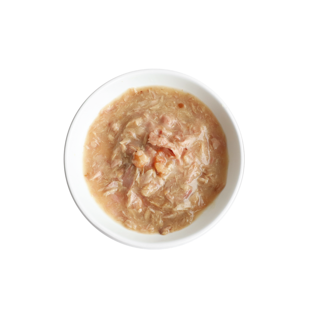 Kit Cat White Meat Tuna Flakes & Shrimp With Goat Milk