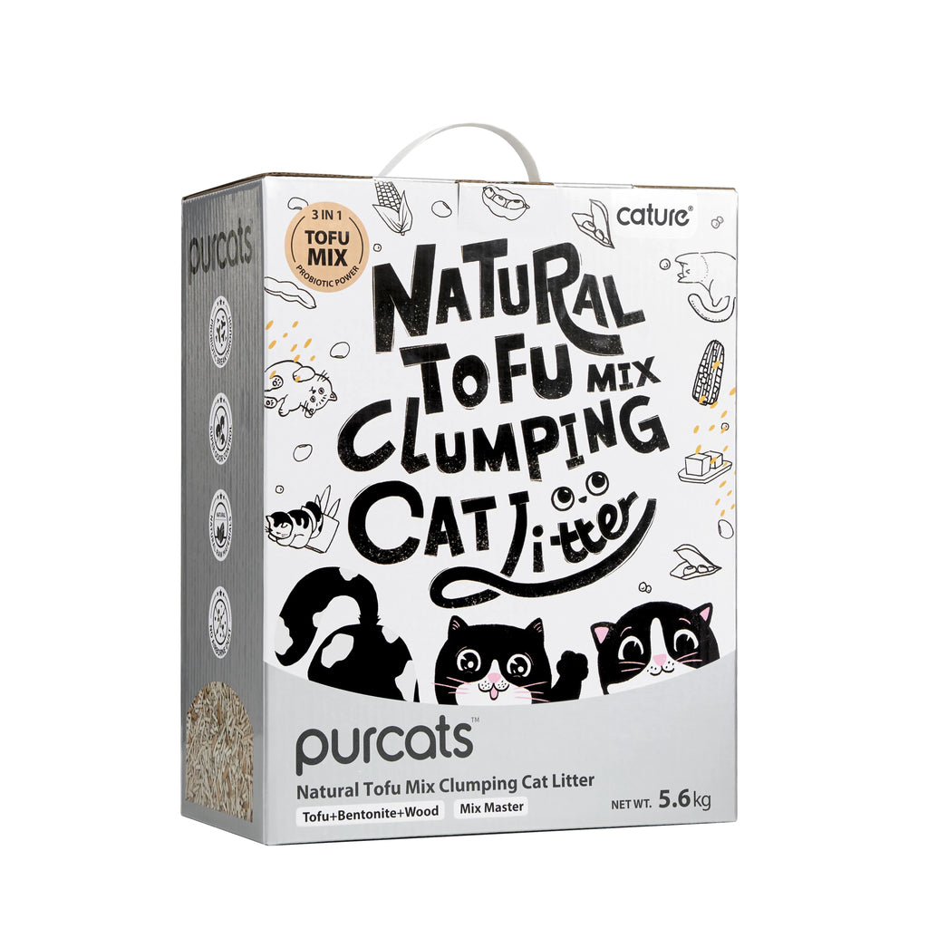 Cature Tofu cat litter 14L - 3 in 1