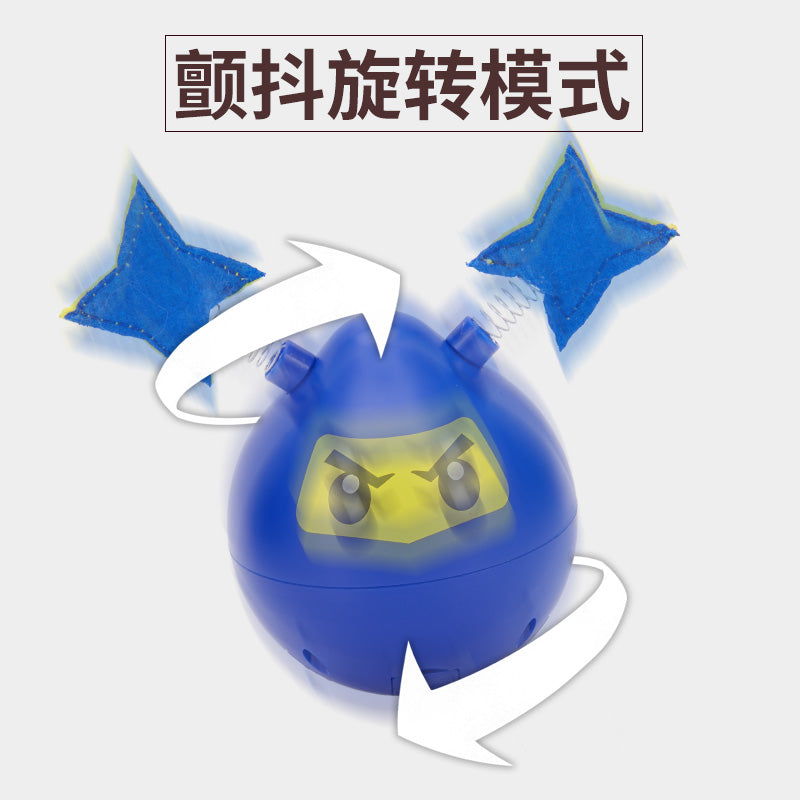 忍者先生电动猫玩具(武士蓝/热血红)