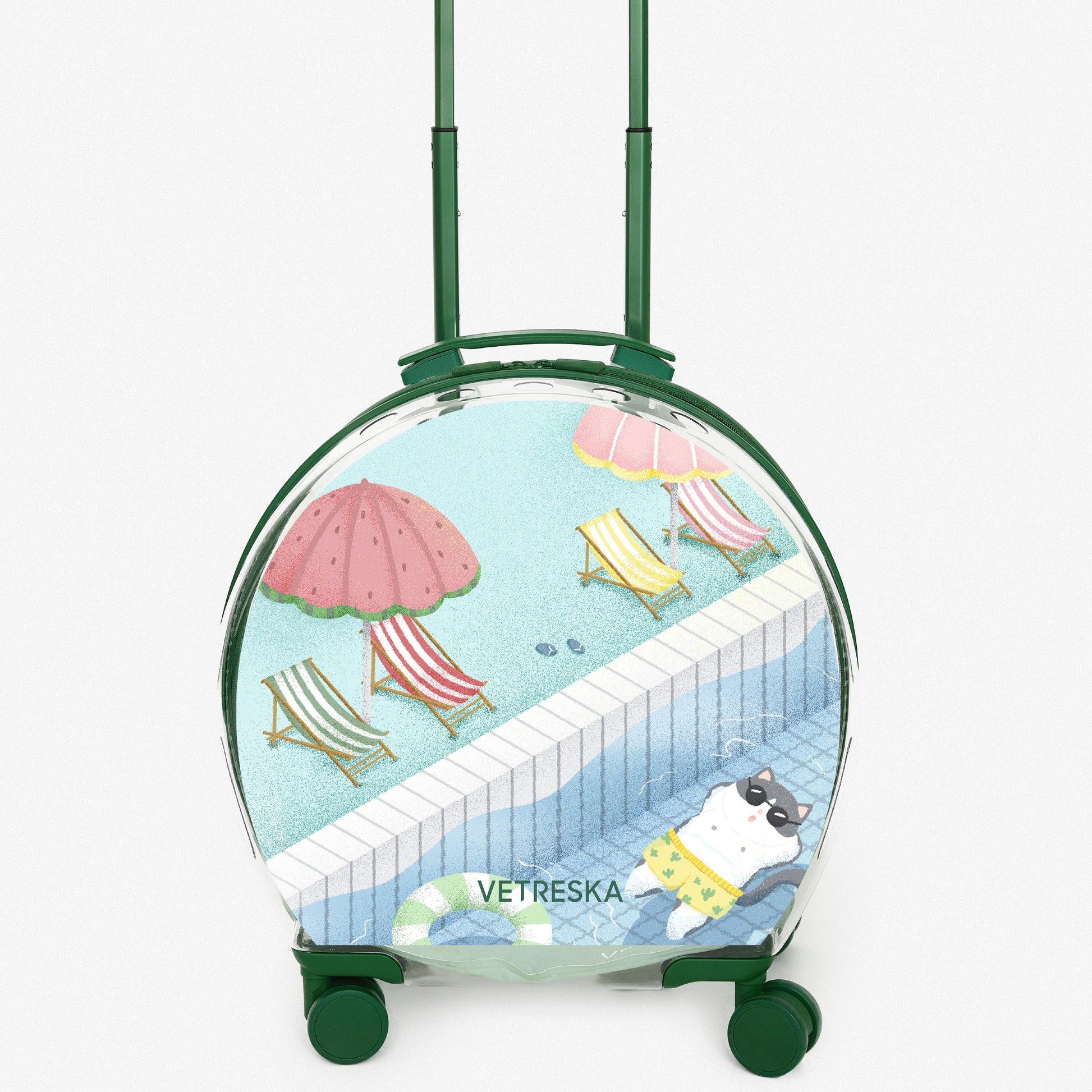 Vetreska Bubble Luggage 未卡泡泡箱-绿色 透明款