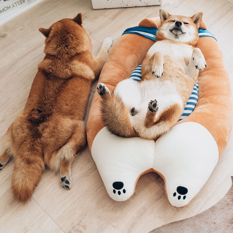 Fukufuku Navy Shiba Ass Bed 福福小九海军柴犬屁屁窝