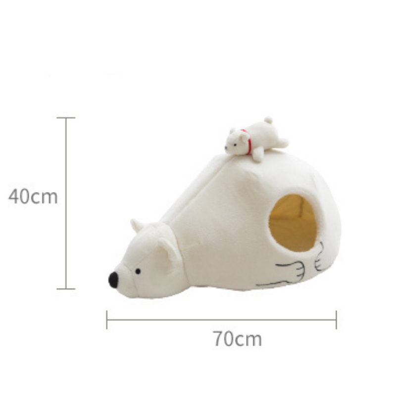 Fukufuku Sasa&Hi Five TareBear Pet Bed 冰山系列熊抱窝 趴熊窝