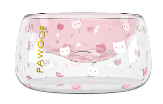 玻璃猫爪碗礼盒送餐垫