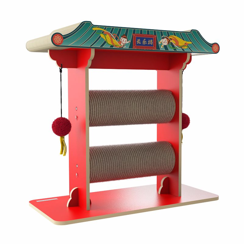 长乐坊 滚轴式牌坊猫爬架
