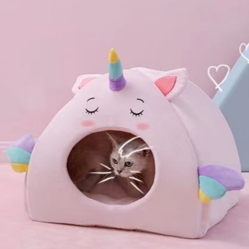 Fukufuku Unicorn House Pet Bed 梦幻独角兽