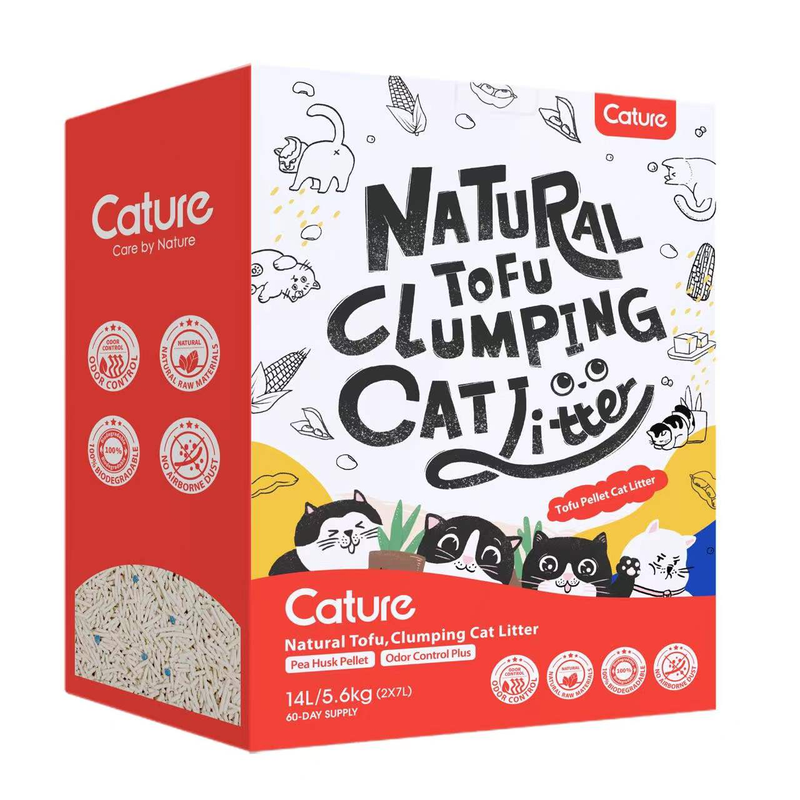 Cature Tofu cat litter 14L-Milk Scent