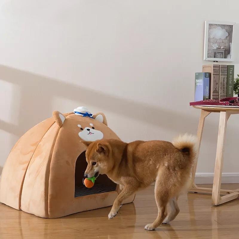 Fukufuku Navy Shiba House Pet Bed 福福小九海军柴犬房
