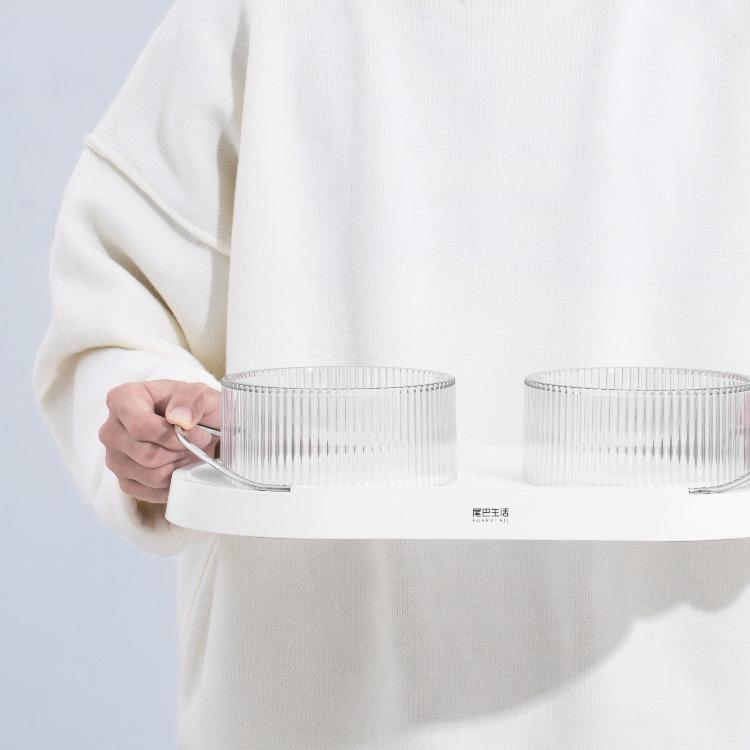 Furrytail Doubowl Cat Kitty Bowls 波波双碗