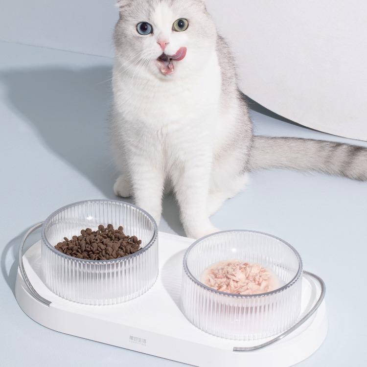 Furrytail Doubowl Cat Kitty Bowls 波波双碗