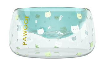 玻璃猫爪碗礼盒送餐垫