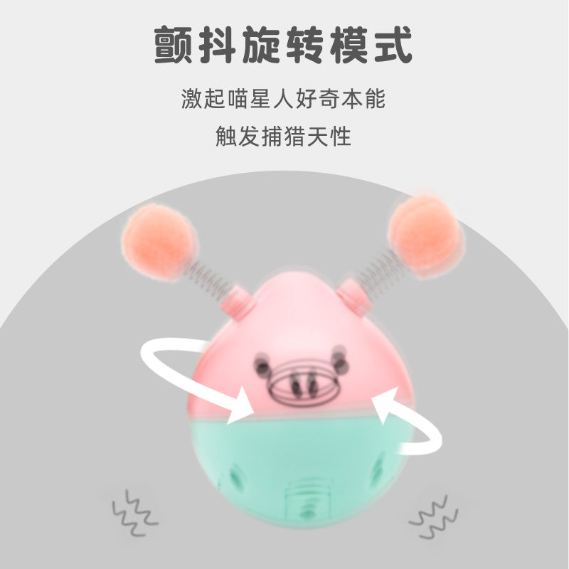 抖抖蹦迪球-疯婆子电动猫玩具