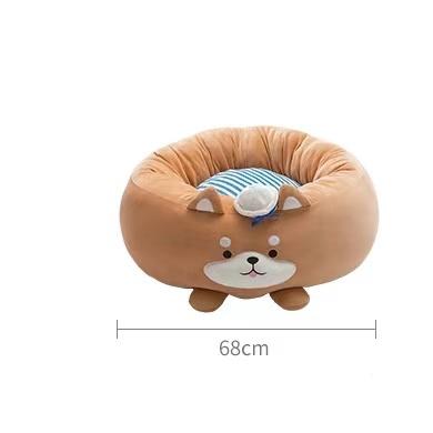 Fukufuku Navy Shiba Round Sleeping Bed 福福小九海军柴犬深度睡眠圆窝