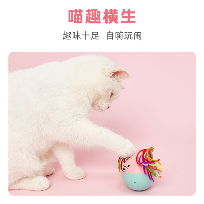 抖抖蹦迪球-疯婆子电动猫玩具