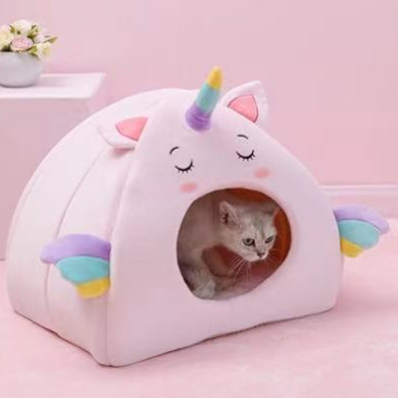 Fukufuku Unicorn House Pet Bed 梦幻独角兽