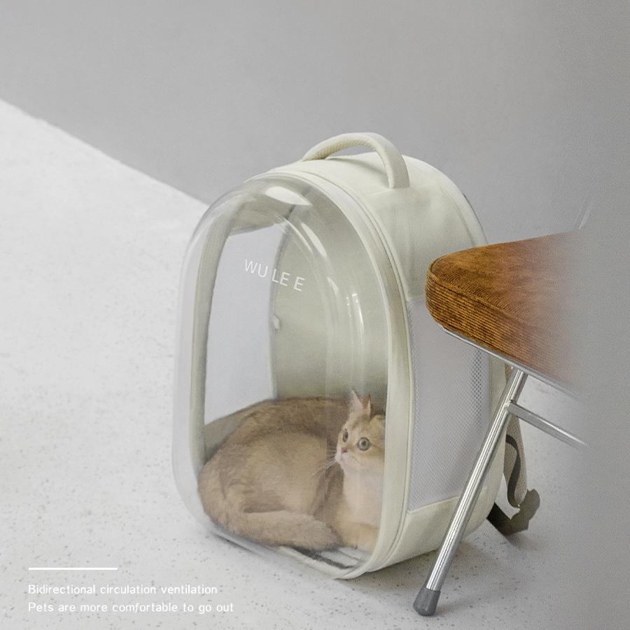 Wulee Portable Backpack 宠物飞行器可折叠双肩包
