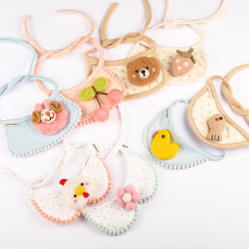 Dina Cats Bib 口水巾小围兜