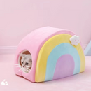 Fukufuku Rainbow Cat Bed 福福甜甜彩虹卷窝