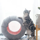K.1 D.Ball Cat Bed Fun Nest Foldable Transformable Washable Scratch Resistant Cat Cave龙珠