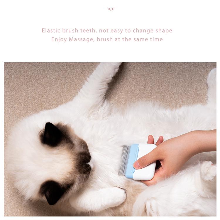 Aiwo Pin & Bristle Comb Pocket Size Cat Brush 艾窝口袋梳
