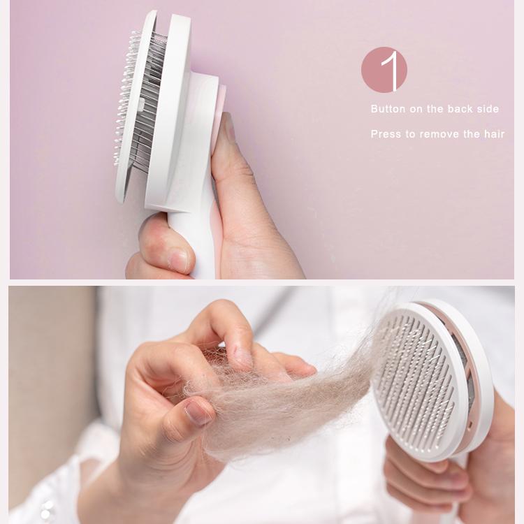 Aiwo Slicker Cat Brush 艾窝圆柄褪毛针梳