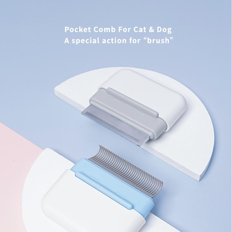 Aiwo Pin & Bristle Comb Pocket Size Cat Brush 艾窝口袋梳
