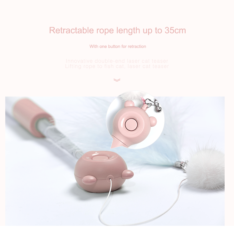 Aiwo Panda-Shaped Laser Cat Teaser 艾窝小熊逗猫棒