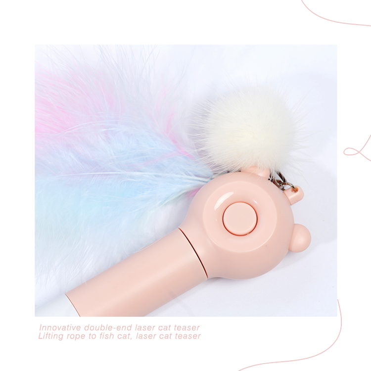 Aiwo Panda-Shaped Laser Cat Teaser 艾窝小熊逗猫棒