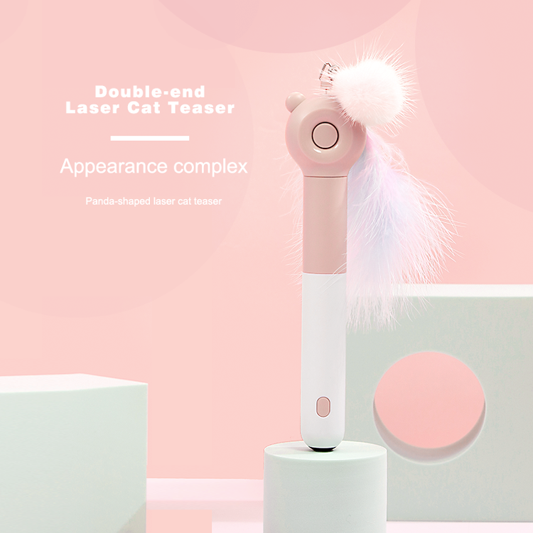 Aiwo Panda-Shaped Laser Cat Teaser 艾窝小熊逗猫棒