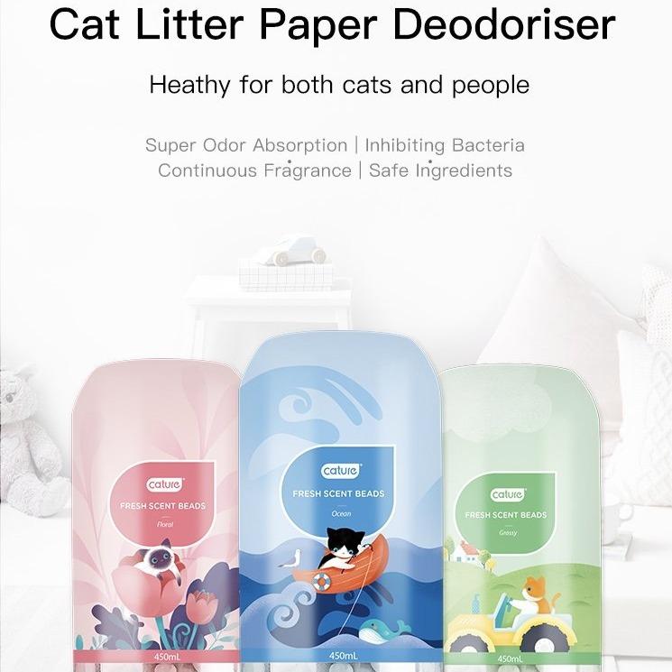 Cature Cat Litter Deodorizer - Fresh Scent Beads (Floral/Ocean/Grassy) 猫殿下消臭珠
