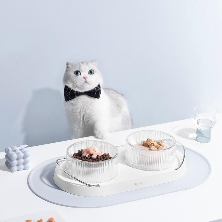 Furrytail Doubowl Cat Kitty Bowls 波波双碗