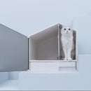Furrytail XL Semi-Closed Glow House Cat Litter Box with Scoop 小宅猫砂盆