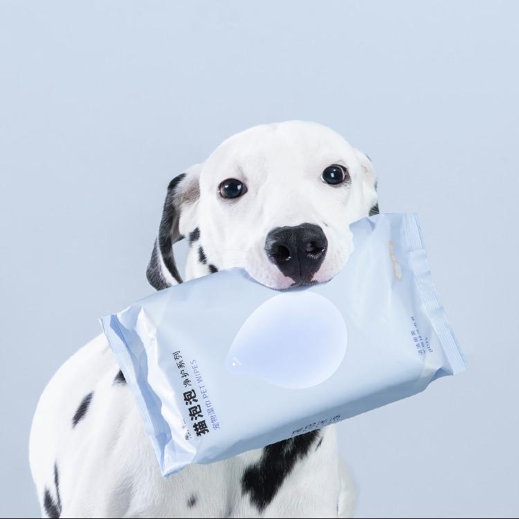 Furrytail Cotton Bubble Cat Wipes 80pc Pack 宠物湿巾