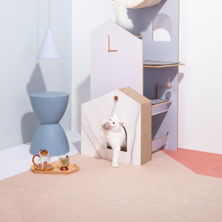 Furrytail Cat Time Cat Scratching Post Tree | Cat Tower 吸猫时间猫爬架
