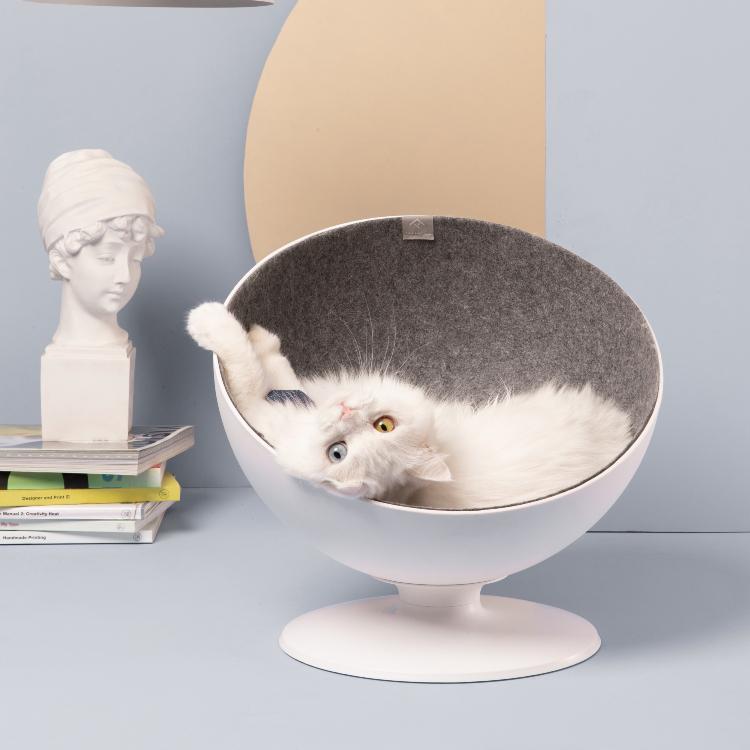 Furrytail Boss Cat Bed, Elevated Cat Chair 猫老板猫窝
