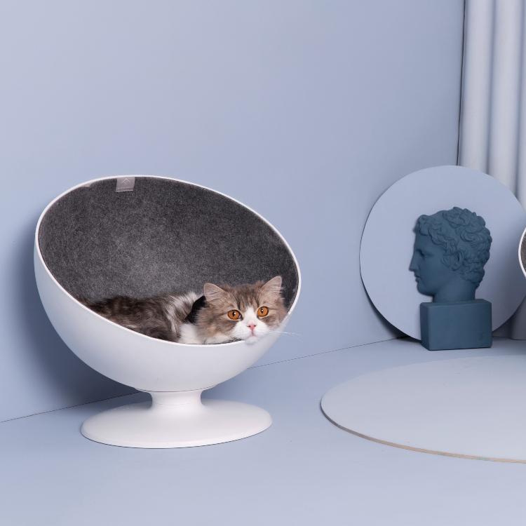 Furrytail Boss Cat Bed, Elevated Cat Chair 猫老板猫窝