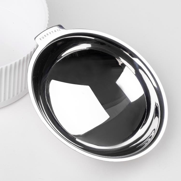 Furrytail Antibacterial Stainless Steel Cat Bowl 波波单碗