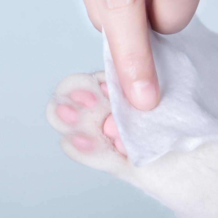 Furrytail Cotton Bubble Cat Wipes 80pc Pack 宠物湿巾