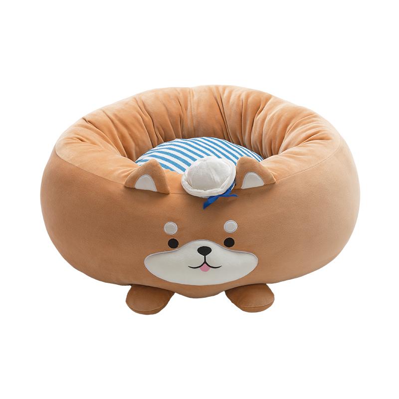 Fukufuku Navy Shiba Round Sleeping Bed 福福小九海军柴犬深度睡眠圆窝