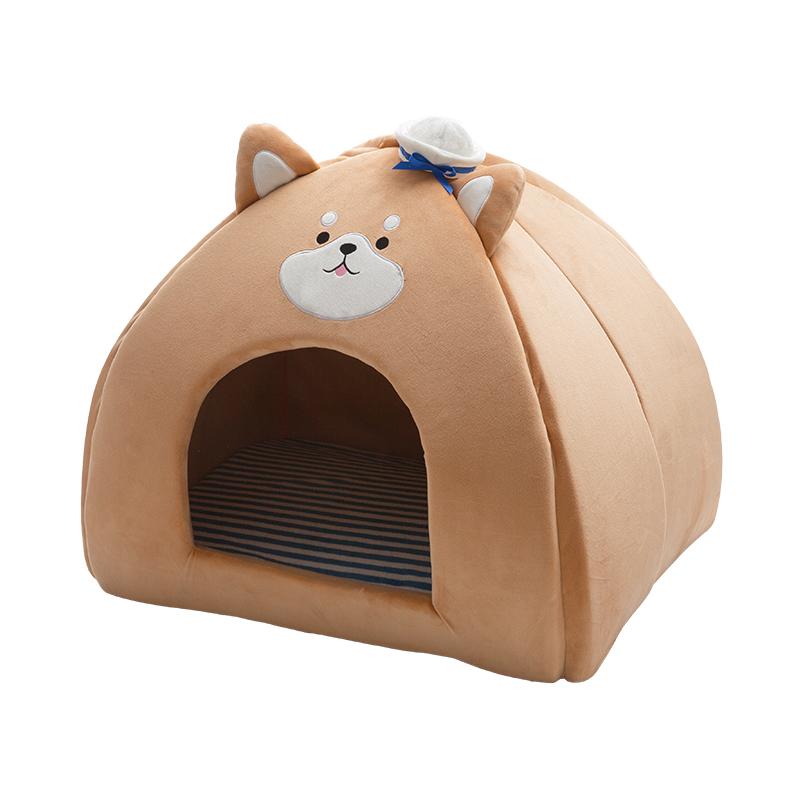 Fukufuku Navy Shiba House Pet Bed 福福小九海军柴犬房
