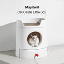 Mayitwill XL Castle 2 in 1 Front-Entry Cat Litter Box 米尾猫城堡猫砂盆套装