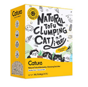 Cature Tofu & Bentonite cat litter 14L