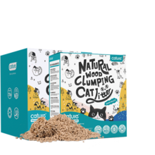 Cature Natural Wood Clumping Cat Litter | Best Cat Litter | Smart Pellet | Original Cat Litter - 6L(2.4kg)/20L(8kg)原木猫砂