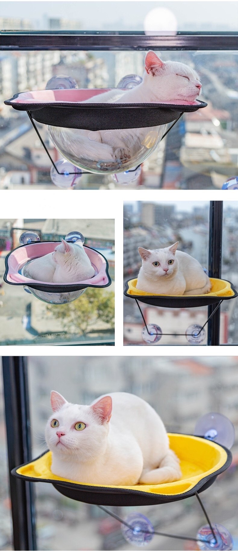 Pet Nest For Cat Sunshine Time Type 平底锅/太空吊床