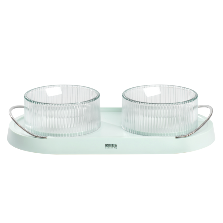 Furrytail Doubowl Cat Kitty Bowls 波波双碗